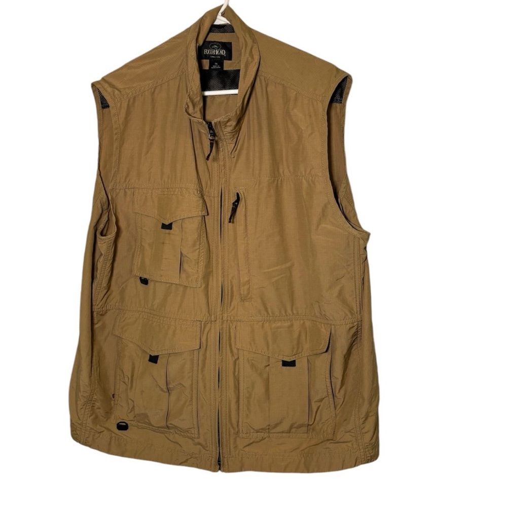 Redhead XL Khaki Tan‎ Ripstop Utility Vest